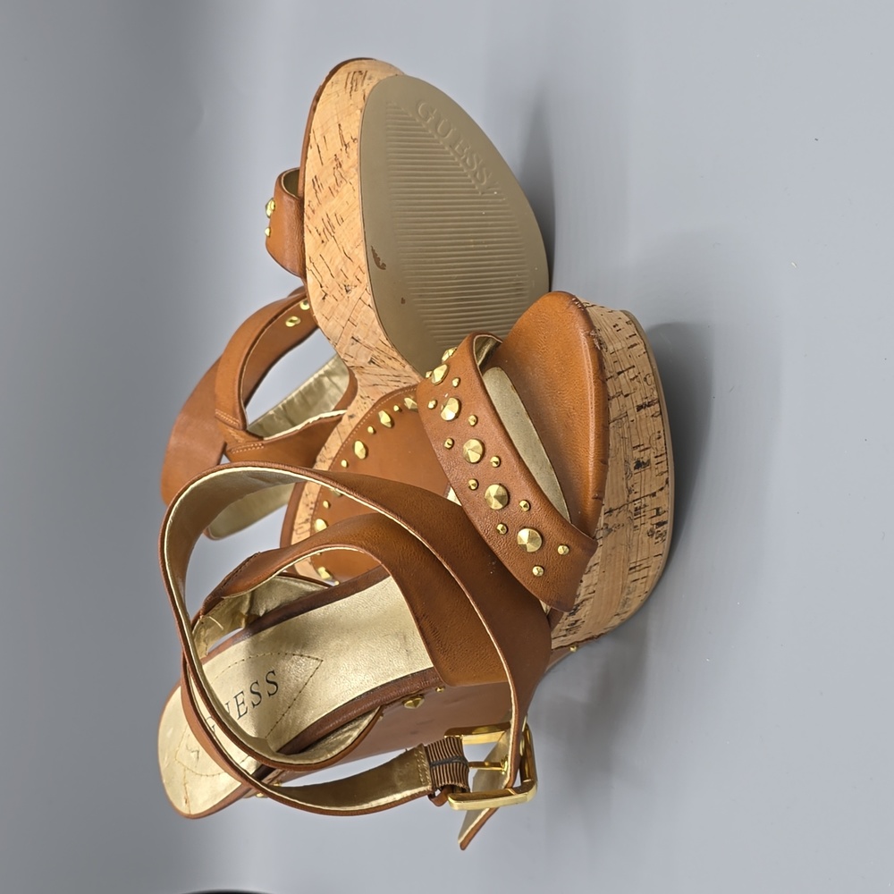 New, Guess Brand, Size 9m, Platform Wedges